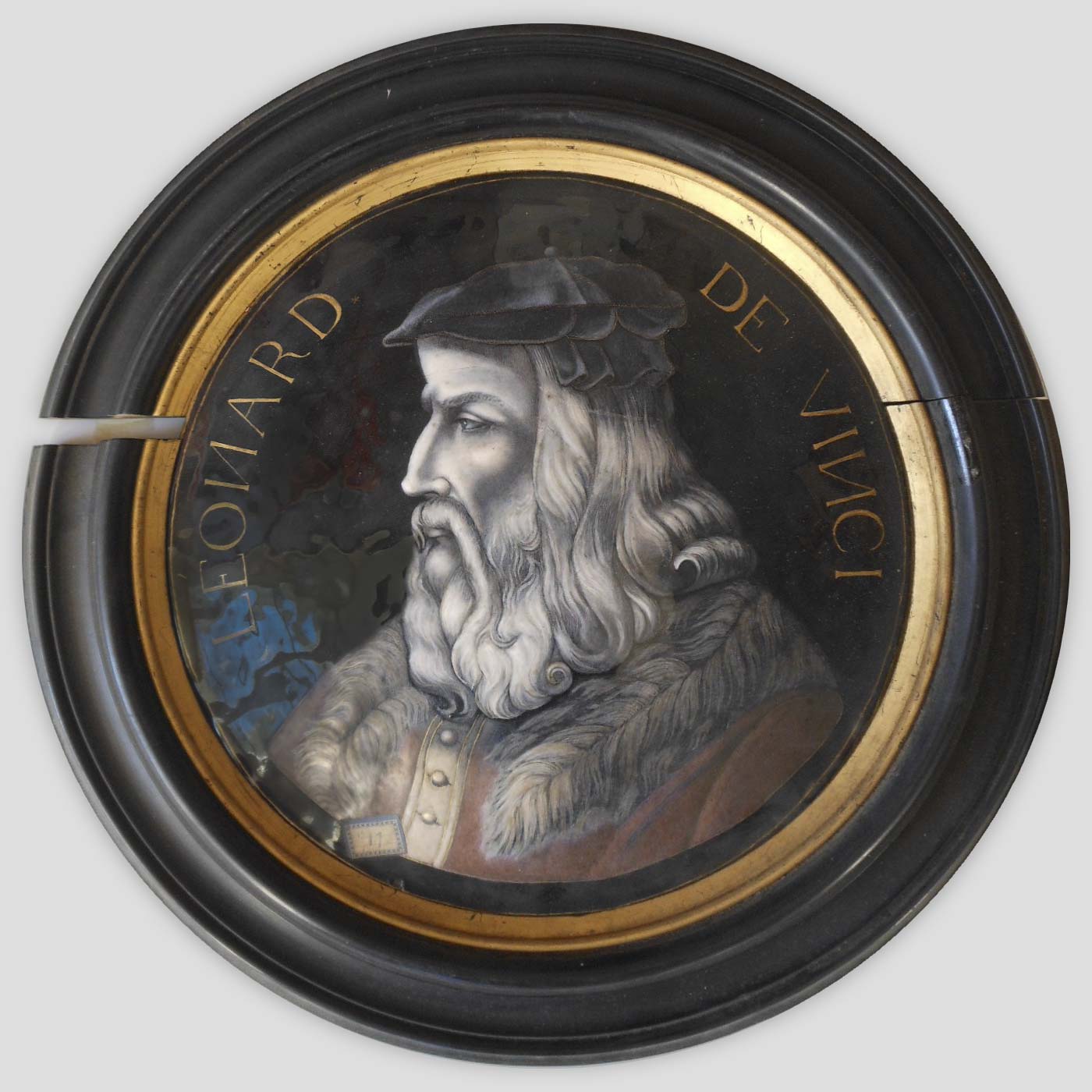 Représentaion en buste de Léonard de Vinci